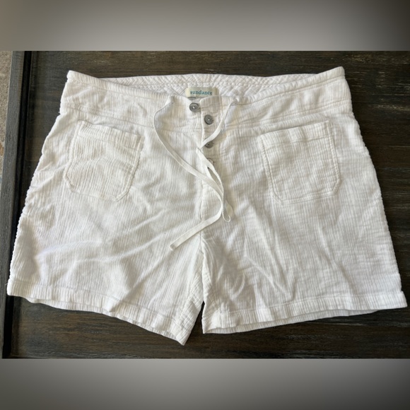 SUNDANCE button up cotton shorts - Picture 2 of 8